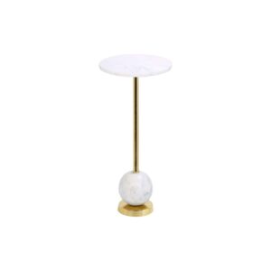 wohnli-moebel-suche-M25206723 Wohnli Möbelsuche - Beistelltisch aus Stahl Messing und Marmor ø25 cm
