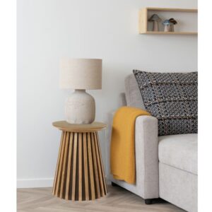wohnli-moebel-suche-M25206736-1 Beistelltisch aus Eiche ø40 cm 40x50x40cm Holz Braun Moloo Möbel Wohnzimmermöbel Beistelltische