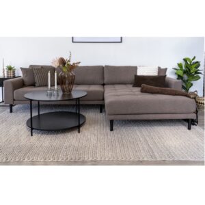 wohnli-moebel-suche-M25206743-1 Schwarzer Couchtisch ø80 cm 80x45x80cm Metall Schwarz Moloo Möbel Wohnzimmermöbel Couchtische