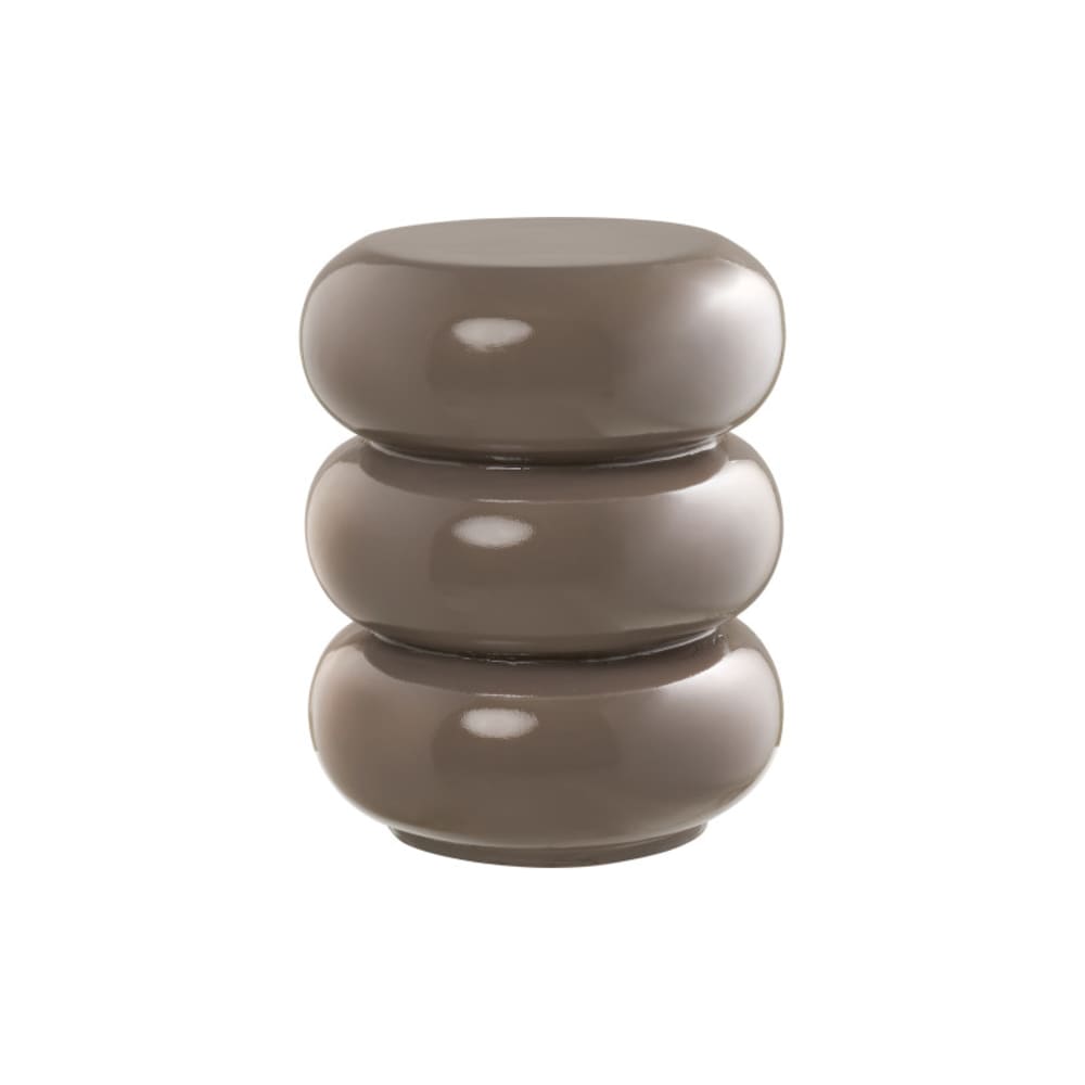 wohnli-moebel-suche-M25206745 Wohnli Möbelsuche - Taupefarbener Beistelltisch aus Fiberglas ø35 cm