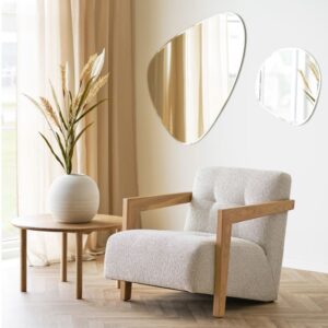 wohnli-moebel-suche-M25206750-1 Couchtisch aus massiver Eiche natur ø70 cm 70x40x70cm Holz Braun Moloo Möbel Wohnzimmermöbel Couchtische
