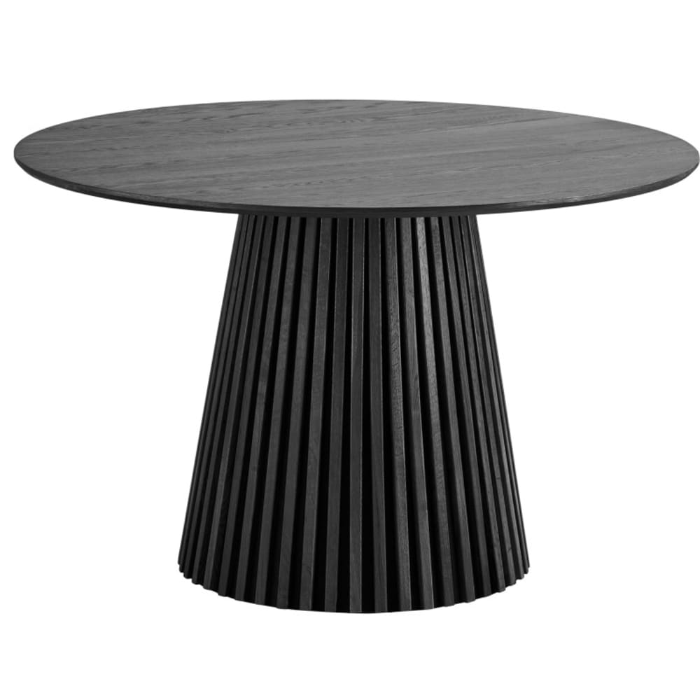 wohnli-moebel-suche-M25206781 Wohnli Möbelsuche - Runder Esstisch für 4 Personen Ø 120 cm schwarze Eiche