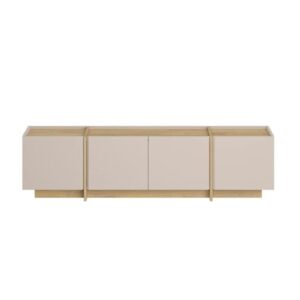 wohnli-moebel-suche-M25207910 Wohnli Möbelsuche - TV-Möbel mit 4 Türen in Kaschmir- und Eiche-dekor