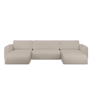 wohnli-moebel-suche-M26001776 Wohnli Möbelsuche - Ecksofa aus Bouclé-Stoff 5-Sitzer