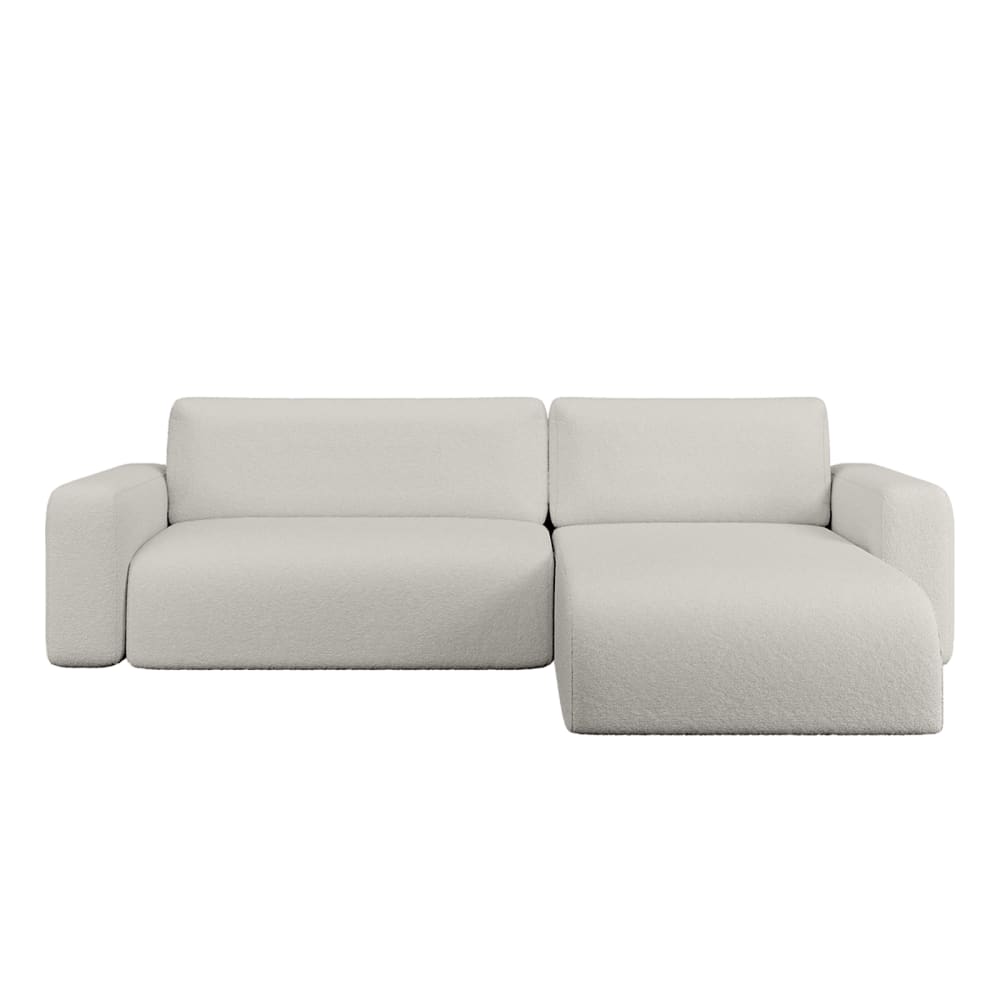 wohnli-moebel-suche-M26001790 Wohnli Möbelsuche - Ecksofa aus Bouclé-Stoff 3-Sitzer