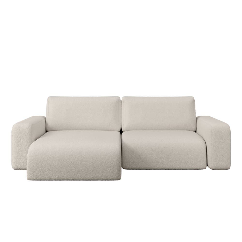 wohnli-moebel-suche-M26001792 Wohnli Möbelsuche - Ecksofa aus Bouclé-Stoff 2-Sitzer
