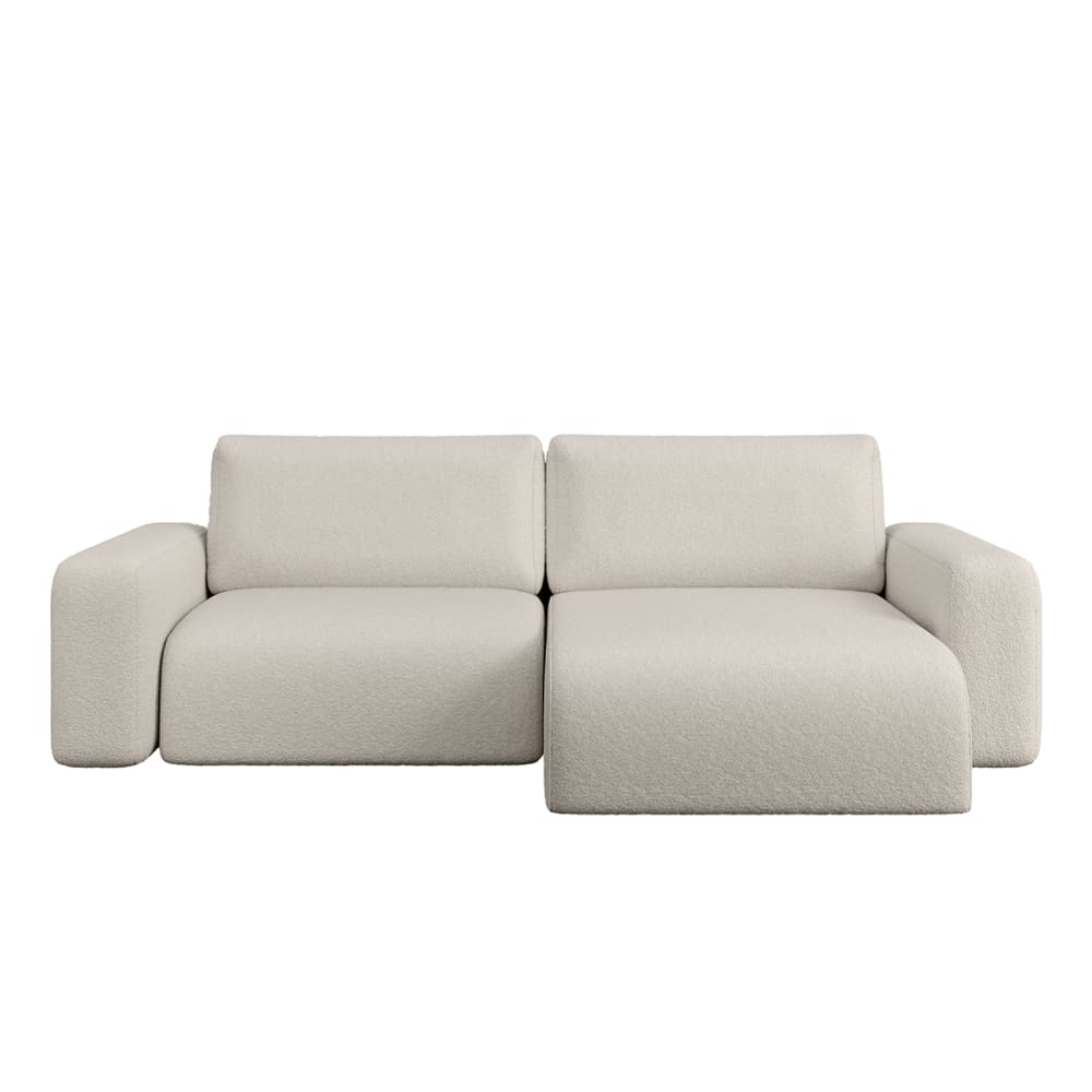 wohnli-moebel-suche-M26001828 Wohnli Möbelsuche - Ecksofa aus Bouclé-Stoff 2-Sitzer