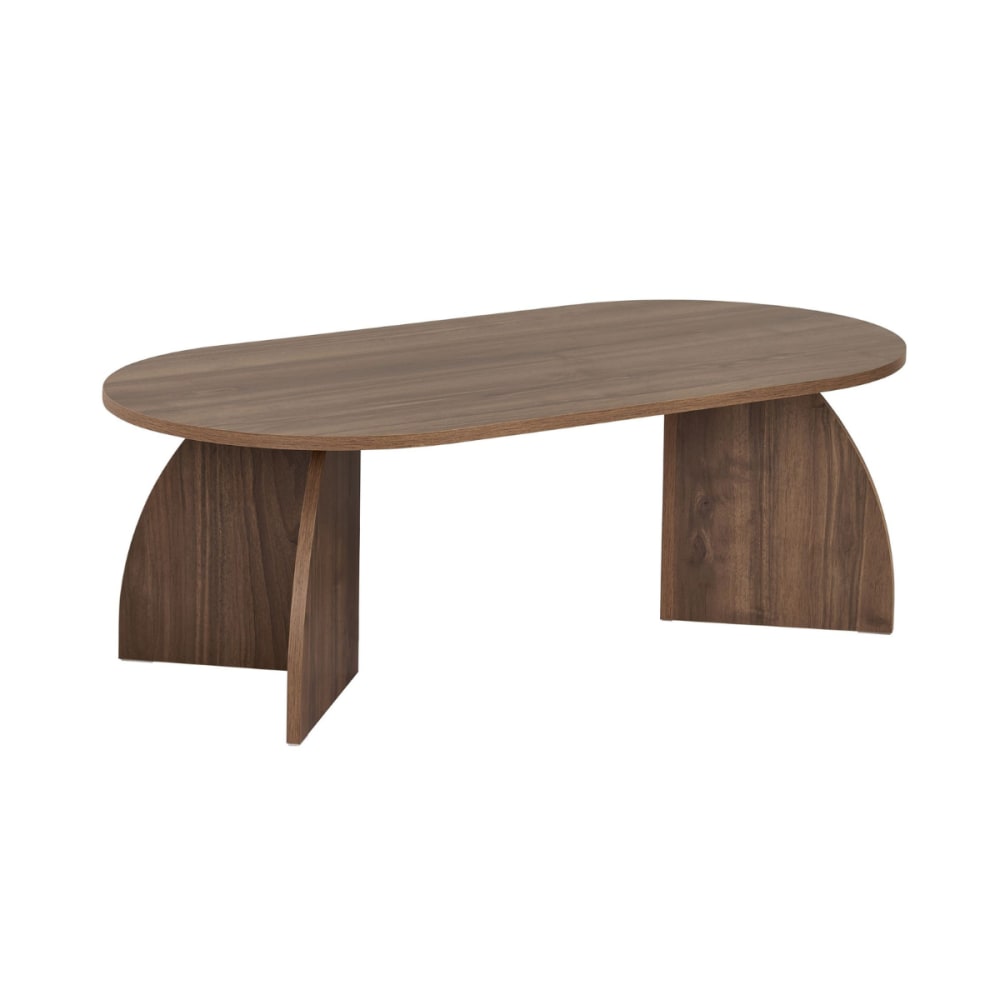 wohnli-moebel-suche-M26002641 Wohnli Möbelsuche - Couchtisch mit geschwungenen Beinen L120 cm - Nussbaumdekor