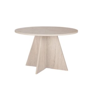 wohnli-moebel-suche-M26002668 Wohnli Möbelsuche - Esstisch mit rundem Tischplatte D120 cm - Travertindekor
