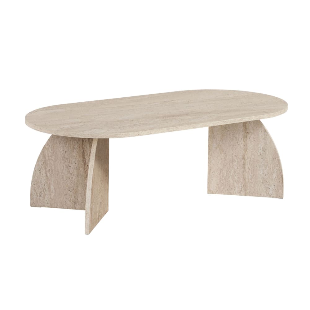 wohnli-moebel-suche-M26002680 Wohnli Möbelsuche - Couchtisch mit geschwungenen Beinen L120 cm - Travertindekor