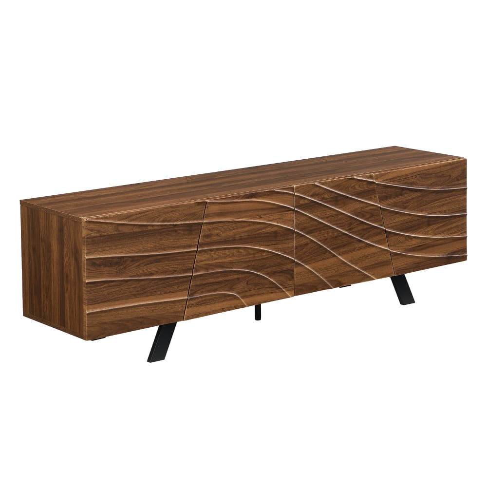wohnli-moebel-suche-M26003070 Wohnli Möbelsuche - Holz-TV-Ständer mit Geschnitzten Türen und Stauraum
