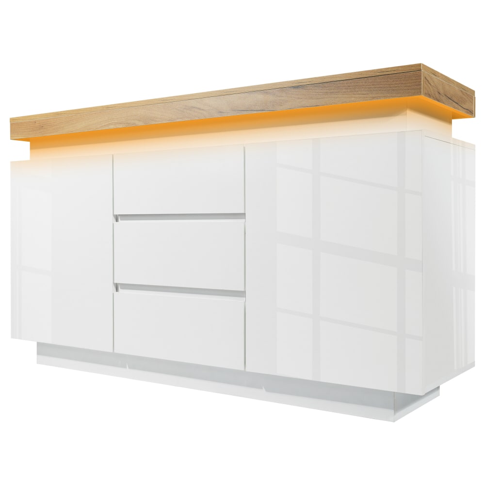wohnli-moebel-suche-M26003080 Wohnli Möbelsuche - Lackiertes Sideboard mit LED-Beleuchtung