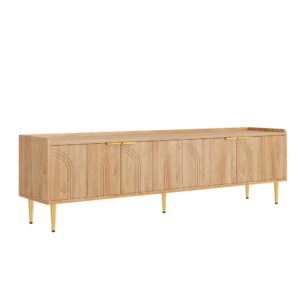 wohnli-moebel-suche-M26003088 Wohnli Möbelsuche - TV-Ständer aus Holz mit Bogentüren und Goldenen Beinen
