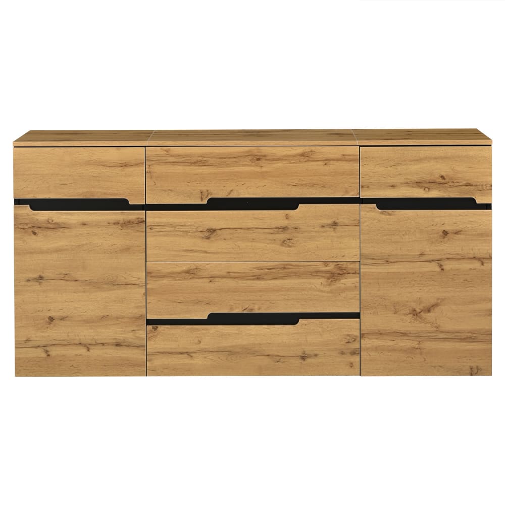 wohnli-moebel-suche-M26003100 Wohnli Möbelsuche - Niedriges Sideboard mit 4 Schubladen und 2 Türen