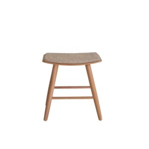 wohnli-moebel-suche-M26003501 Wohnli Möbelsuche - Hocker aus massivem Teakholz und Greige-Samt 45 cm