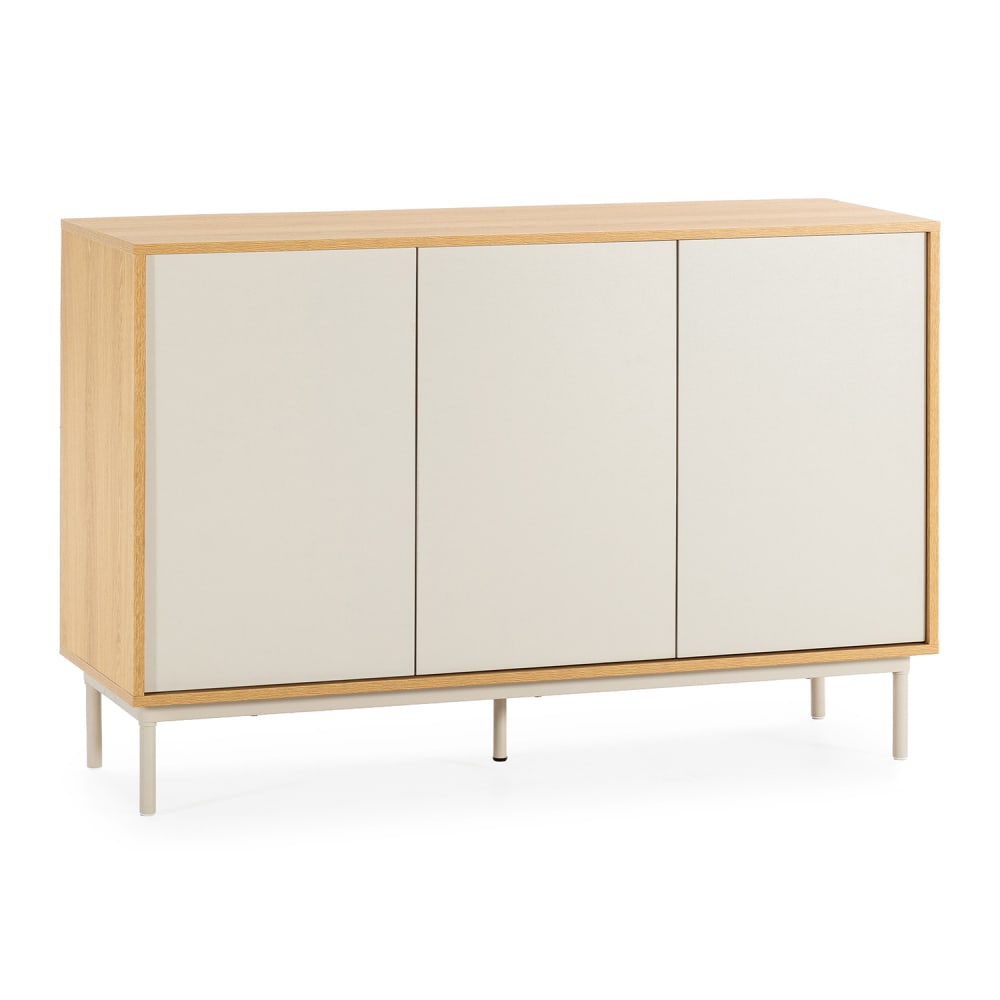 wohnli-moebel-suche-M26004402 Wohnli Möbelsuche - Sideboard 3 Türen Eiche-Optik/grau