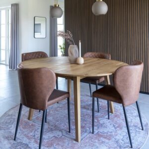 wohnli-moebel-suche-M26004982-1 Brauner Kunstledersessel (x2) 54x83x52cm PVC - Polyvinlychlorid Braun Moloo Möbel Esszimmermöbel Stühle