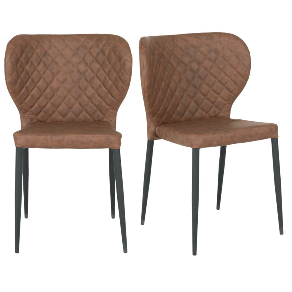 wohnli-moebel-suche-M26004982 Wohnli Möbelsuche - Brauner Kunstledersessel (x2)