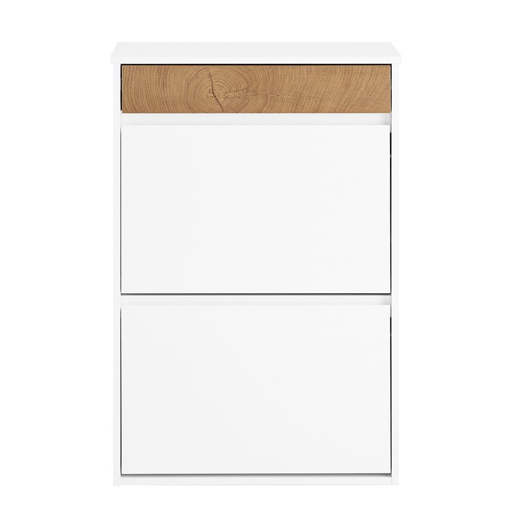 wohnli-moebel-suche-M26005921 Wohnli Möbelsuche - Schuhschrank mit 2 türen weiß 61x26x91cm funktional