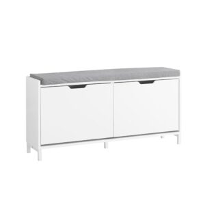 wohnli-moebel-suche-M26005929 Wohnli Möbelsuche - Schuhbank mit 2 türen weiß 105x24x52cm funktional
