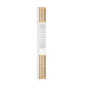 wohnli-moebel-suche-M26005935 Wohnli Möbelsuche - Badezimmerschrank mit einer schublade holzfarbe 20x20x180cm