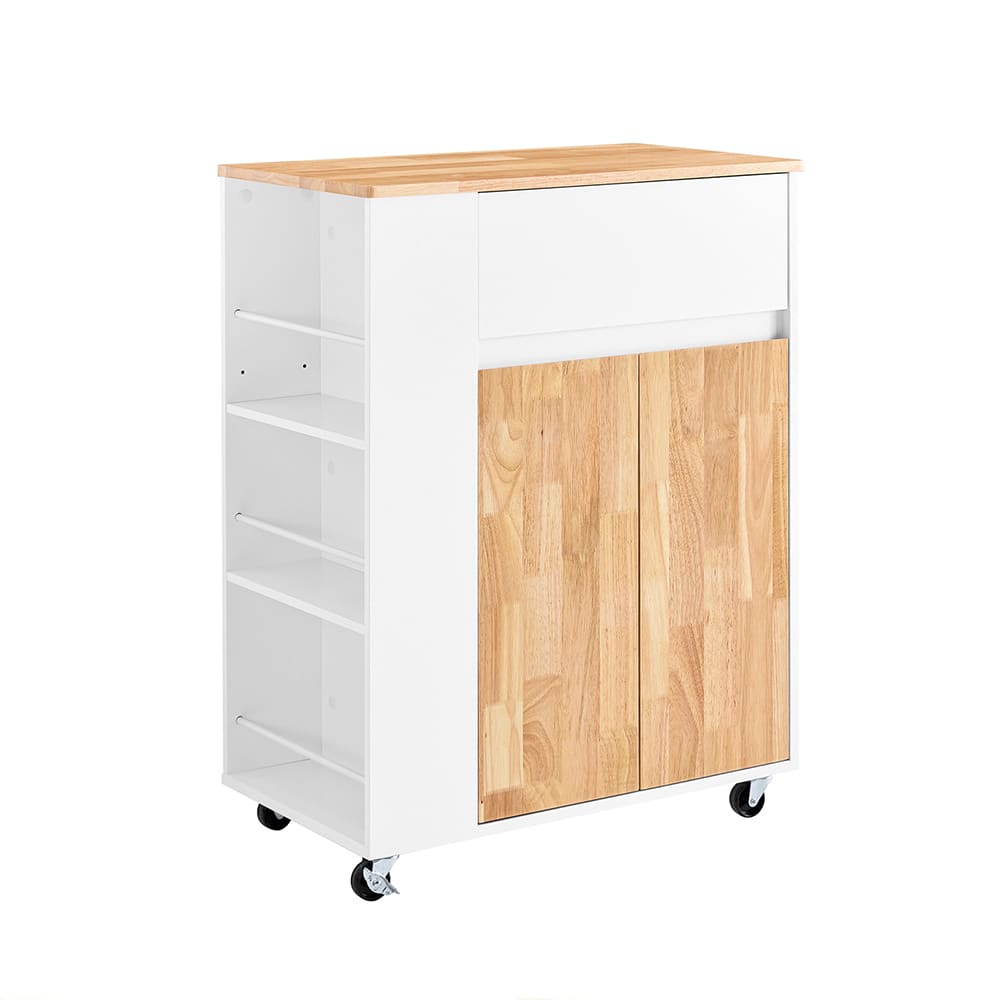 wohnli-moebel-suche-M26005936 Wohnli Möbelsuche - Küchenwagen mit einer schublade holzfarbe 70x40x90cm funktional