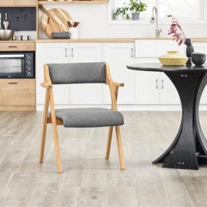 wohnli-moebel-suche-M26005940-1 Klappstuhl hellgrau 61.5x56x77.6cm funktional 61x77x56cm Holz Grau SoBuy Möbel Esszimmermöbel Stühle