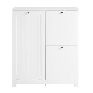 Wohnli Möbelsuche - Wäscheschrank mit 2 schubladen weiß 78x38x90cm modern