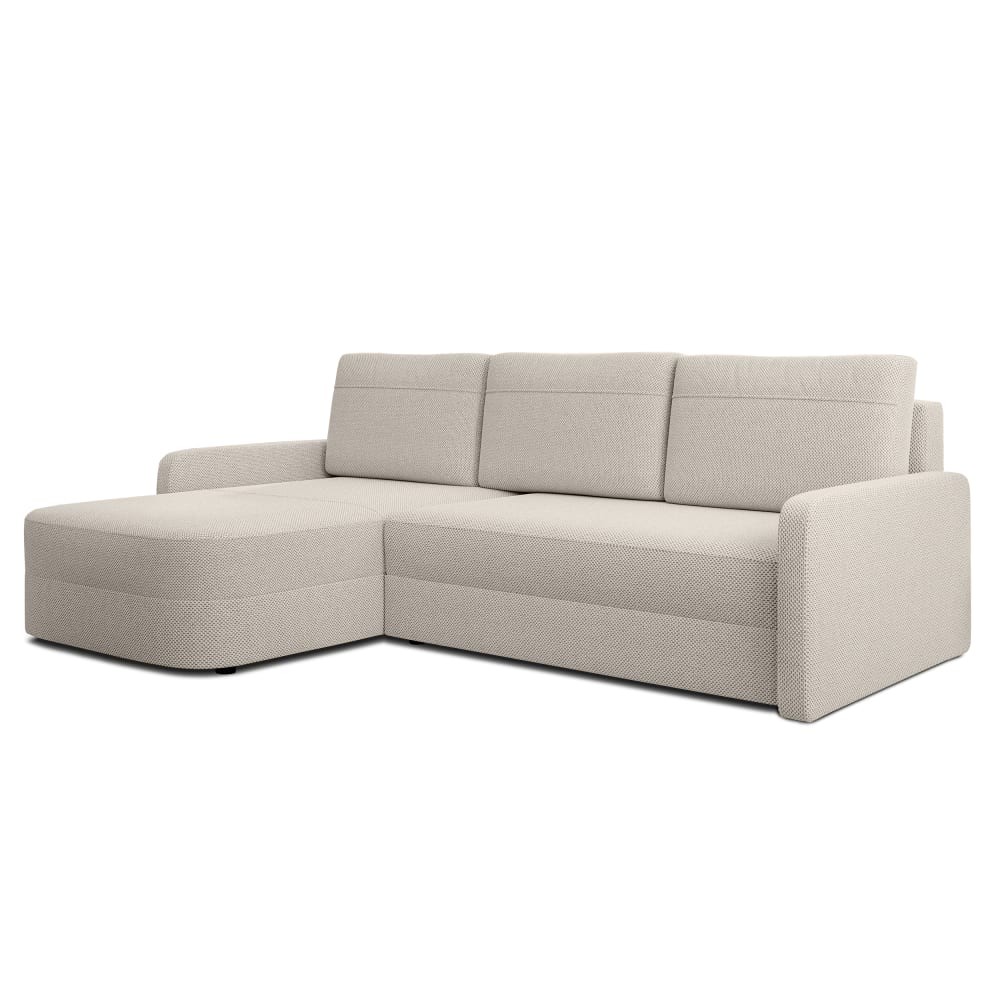 wohnli-moebel-suche-M26006069 Wohnli Möbelsuche - Ecksofa mit Schlaffunktion und Bettkasten aus Stoff in Beige 250 cm