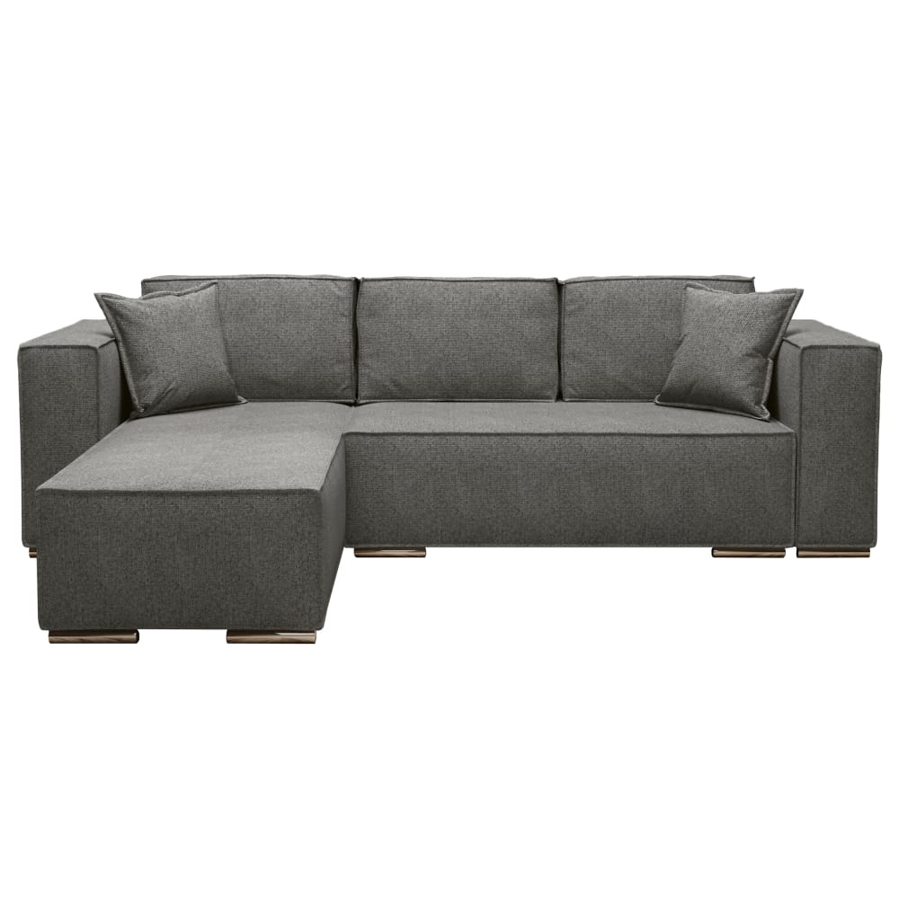 wohnli-moebel-suche-M26006093 Wohnli Möbelsuche - Ecksofa Links mit Schlaffunktion 255 cm aus Velours-Stoff
