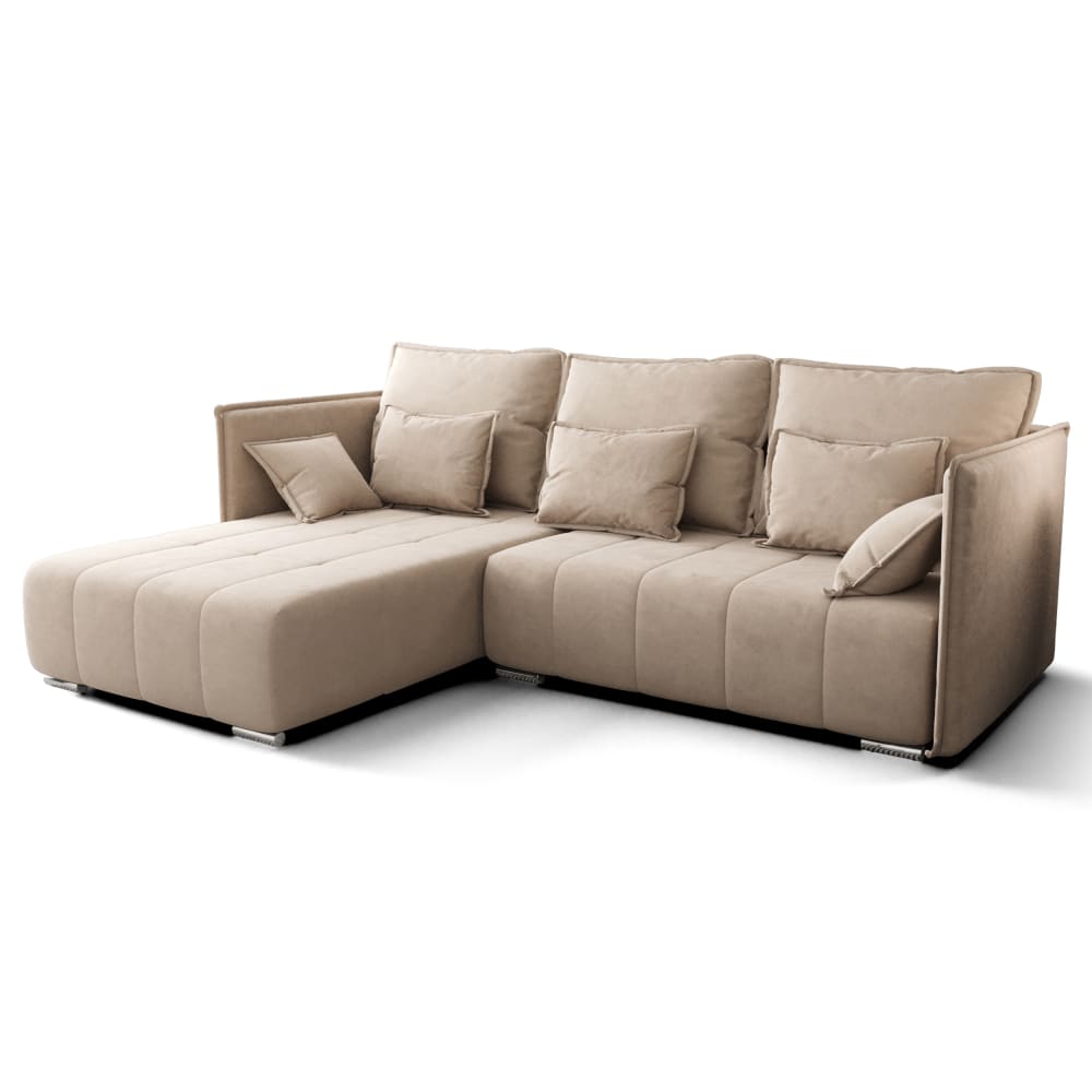 wohnli-moebel-suche-M26006095 Wohnli Möbelsuche - Ecksofa 4-Sitzer mit Schlaffunktion aus Stoff - 245 cm