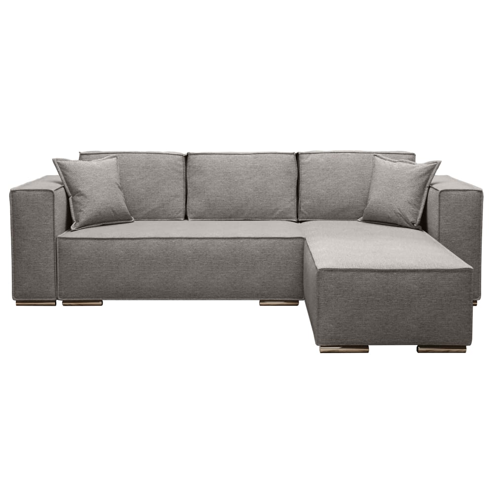wohnli-moebel-suche-M26006096 Wohnli Möbelsuche - Ecksofa Rechts mit Schlaffunktion 255 cm aus Velours-Stoff