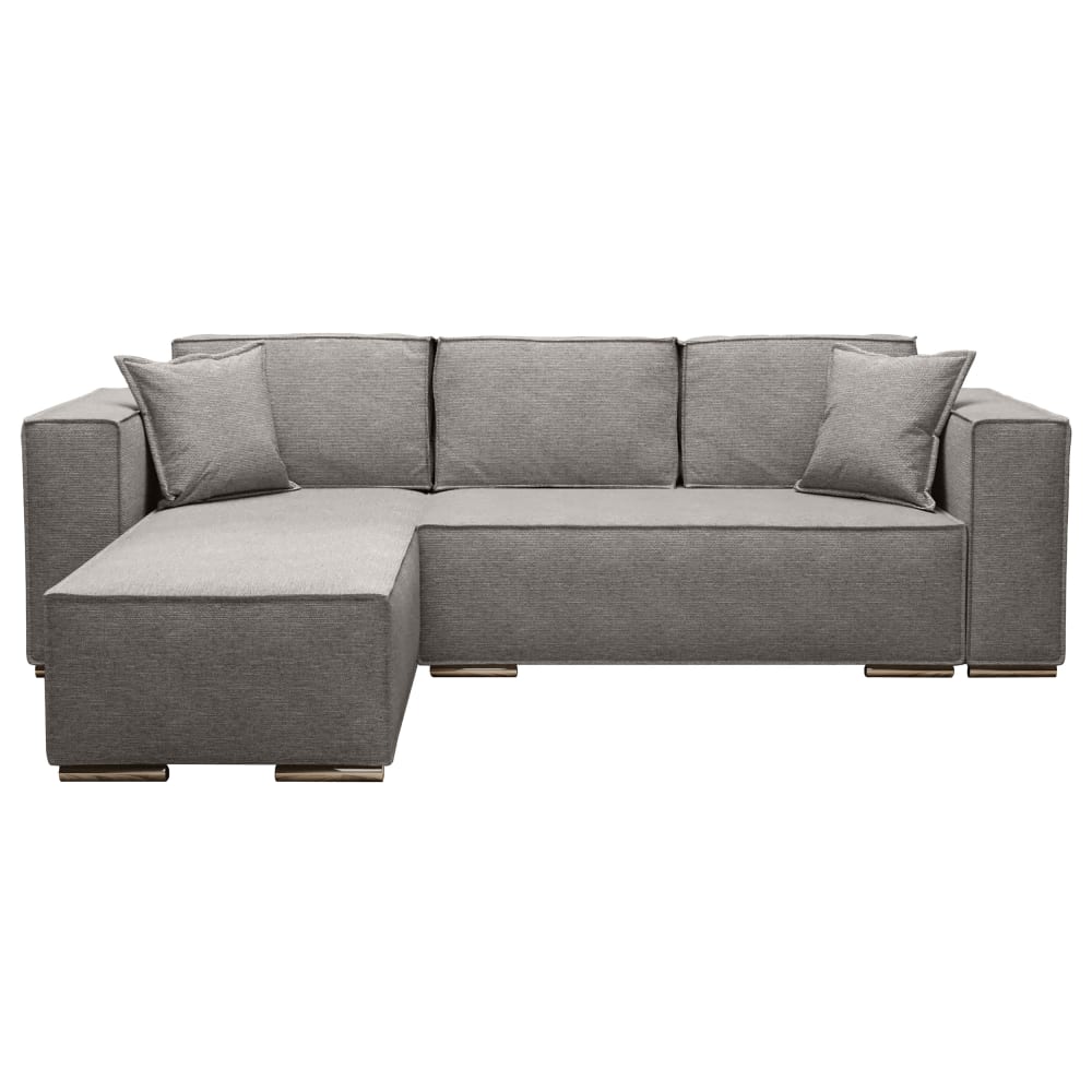 wohnli-moebel-suche-M26006107 Wohnli Möbelsuche - Ecksofa Links mit Schlaffunktion 255 cm aus Velours-Stoff