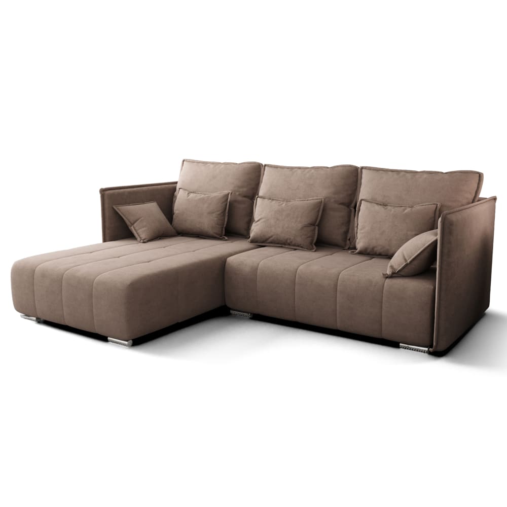 wohnli-moebel-suche-M26006110 Wohnli Möbelsuche - Ecksofa 4-Sitzer mit Schlaffunktion aus Stoff - 245 cm
