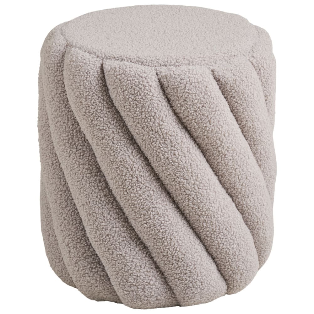 wohnli-moebel-suche-M26006813 Wohnli Möbelsuche - Grauer Stoffpouf ø38 cm