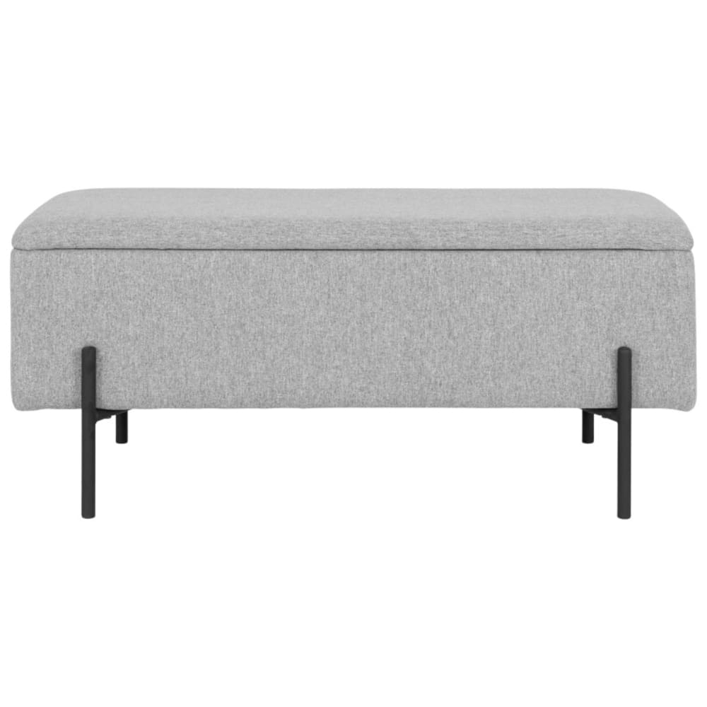 wohnli-moebel-suche-M26006835 Wohnli Möbelsuche - Bank mit Stauraum in grauem Stoff 95 cm