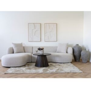wohnli-moebel-suche-M26006840-1 Ecksofa rechts in beigefarbenem Stoff 175x69x294cm Stoff Beige Moloo Sofas und Sessel Sofas Ecksofas
