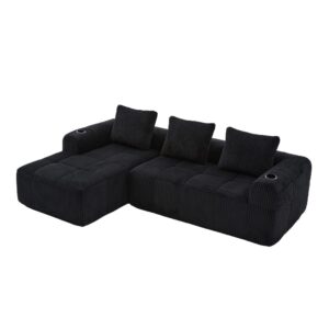 wohnli-moebel-suche-M26006846 Wohnli Möbelsuche - Modulares Sofa aus schwarzem Cord