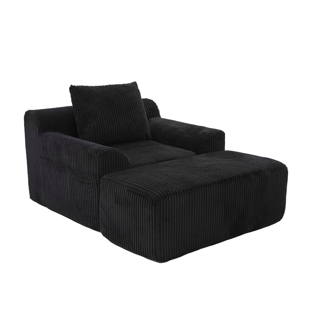 wohnli-moebel-suche-M26006849 Wohnli Möbelsuche - Cord-Relaxsessel mit Hocker