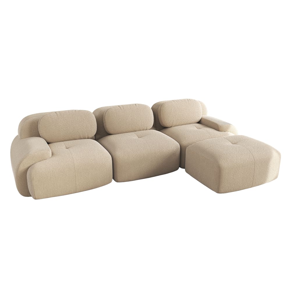 wohnli-moebel-suche-M26006854 Wohnli Möbelsuche - Modulares 4-teiliges Sofa aus Cord