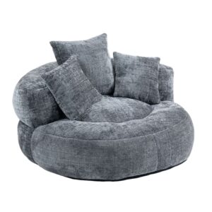 wohnli-moebel-suche-M26006859 Wohnli Möbelsuche - Runder Stoff-Loungesessel mit Kissen