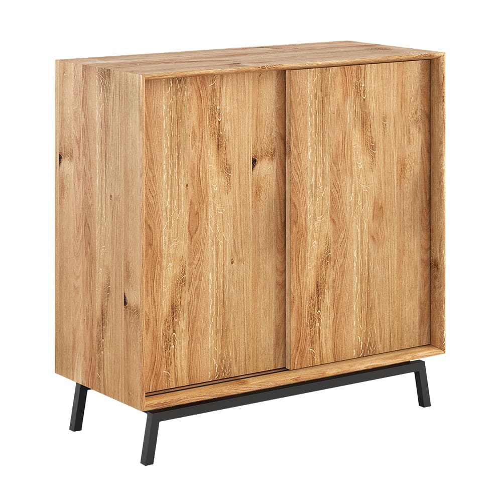 wohnli-moebel-suche-M26007371 Wohnli Möbelsuche - Weinregal mit Schiebetüren aus Massivholz 101x45x101cm
