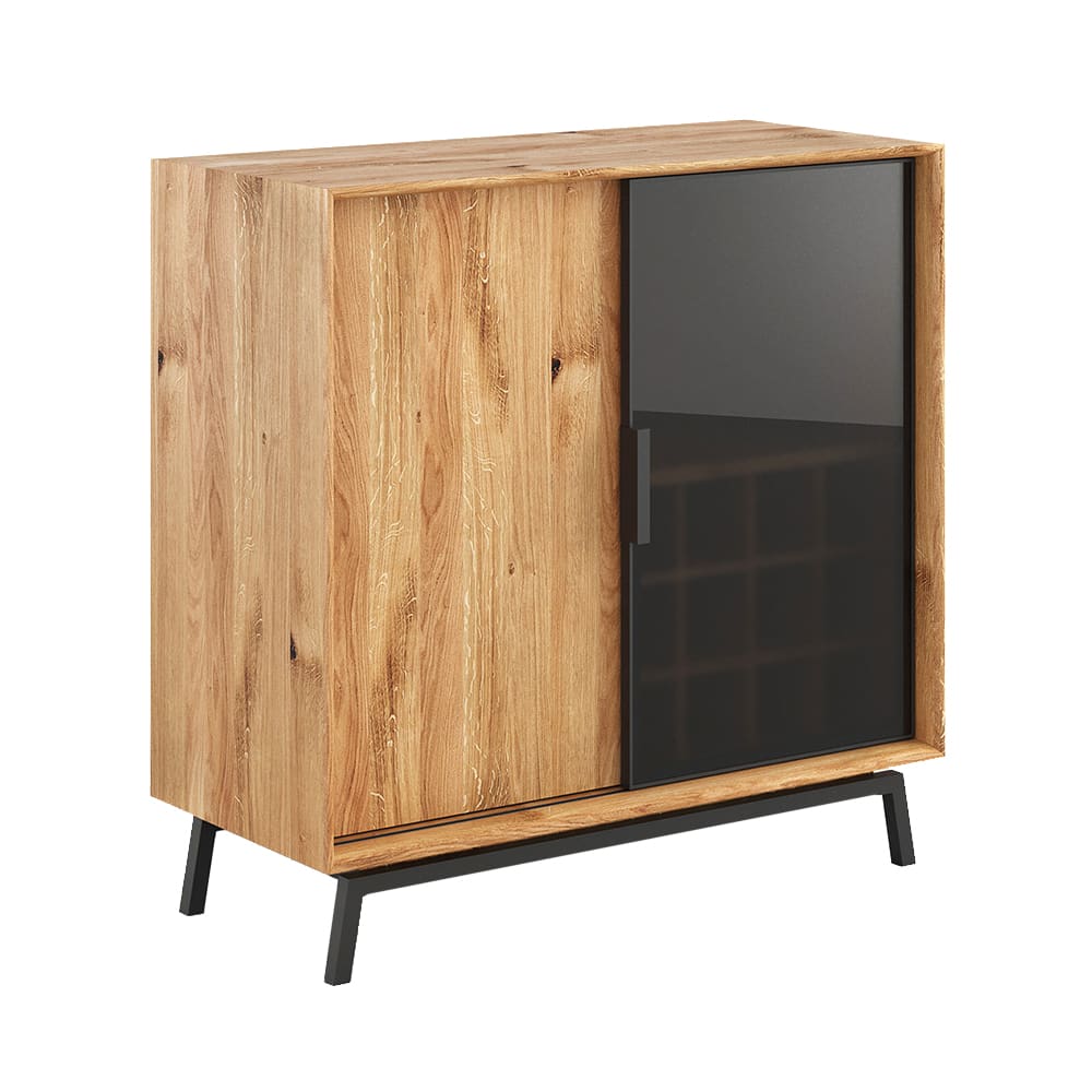 wohnli-moebel-suche-M26007374 Wohnli Möbelsuche - Weinregal mit 16 Fächern aus Massivholz 101x45x101cm