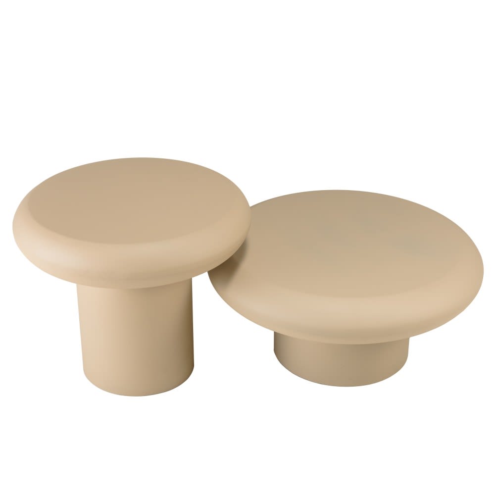 Wohnli Möbelsuche - Set mit 2 Couchtischen in Pilzform