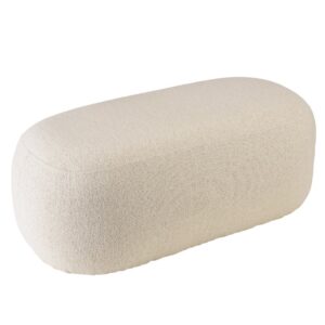 wohnli-moebel-suche-M26007625 Wohnli Möbelsuche - Bank aus kleinem Bouclé-Stoff in Beige