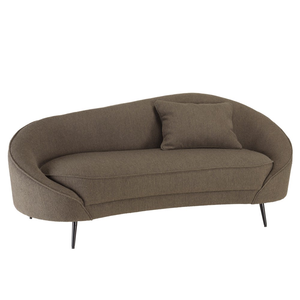 Wohnli Möbelsuche - 3-Sitzer-Sofa aus Bouclé-Stoff