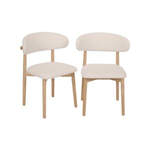 wohnli-moebel-suche-M26007852 Wohnli Möbelsuche - 2er-Set Stühle aus naturfarbenem Heveaholz mit cremeweißem