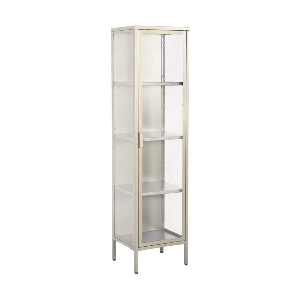 Wohnli Möbelsuche - Schrank aus Stahl und Glas
