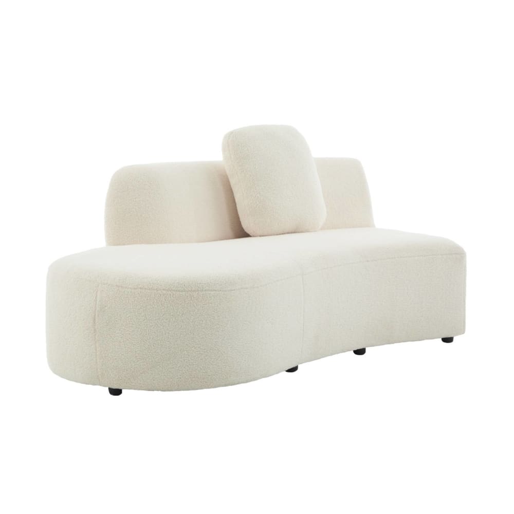 wohnli-moebel-suche-M26008060 Wohnli Möbelsuche - 2-3-Sitzer-Sofa mit Bouclé-Bezug und kleiner Recamiere links