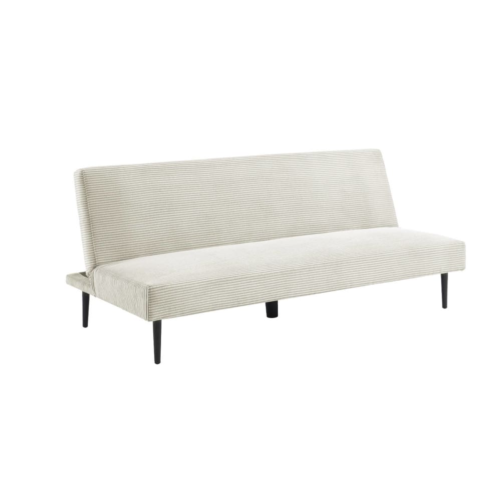 wohnli-moebel-suche-M26008091 Wohnli Möbelsuche - 3-Sitzer Schlafsofa mit cremefarbenem Cordbezug